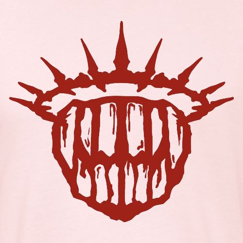 Teeth Of The Divine Sigil RED - Unisex Poly/Cotton T-Shirt