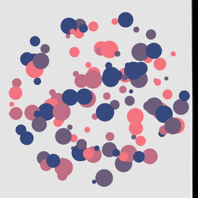 abstract circles pattern