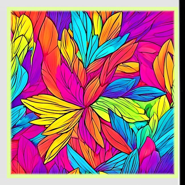 Kaleidoscope Blooms Artwork