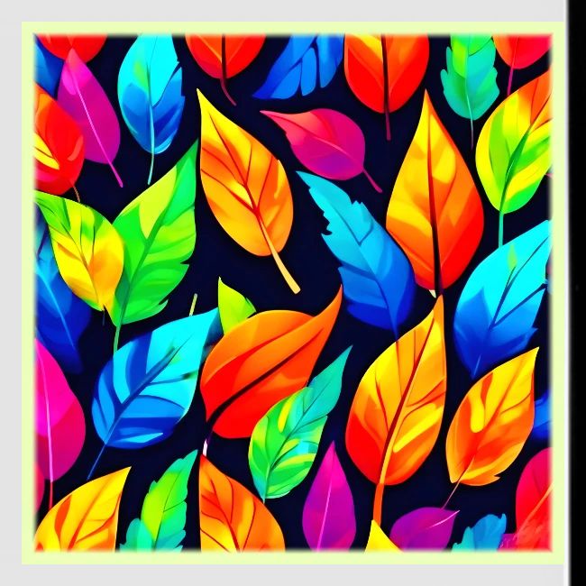 Vibrant Autumn Leaves Pattern