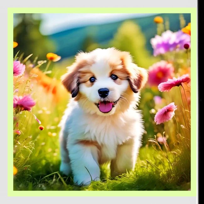 Cute Fluffy Puppy