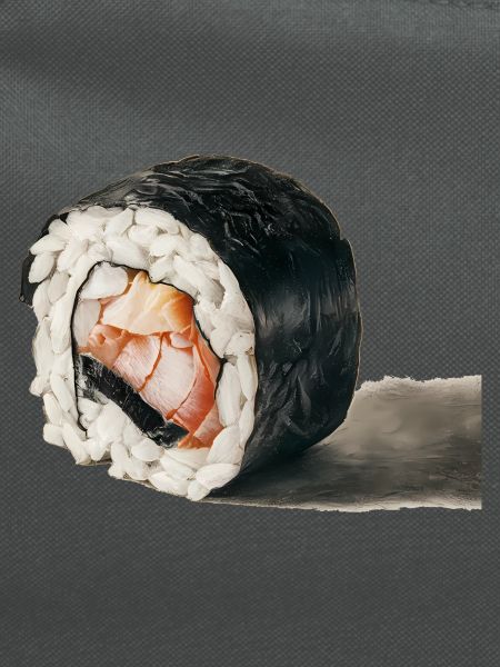 Charcoal Drawing Of Sushi
