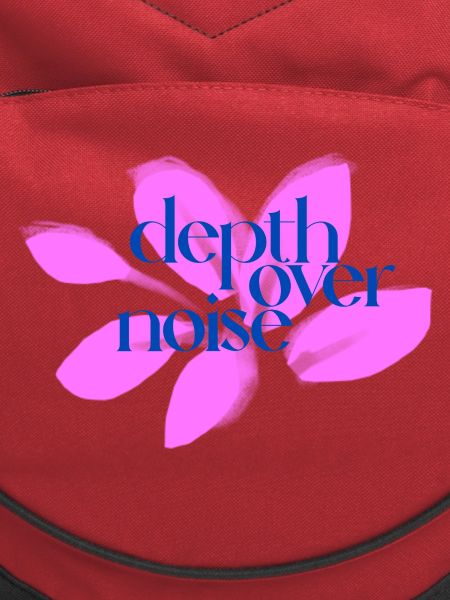 Depth Over Noise Floral