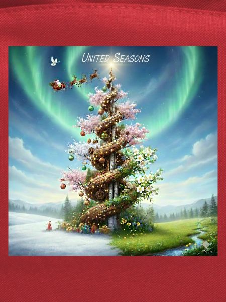 United Seasons Christmas Spiral Tree