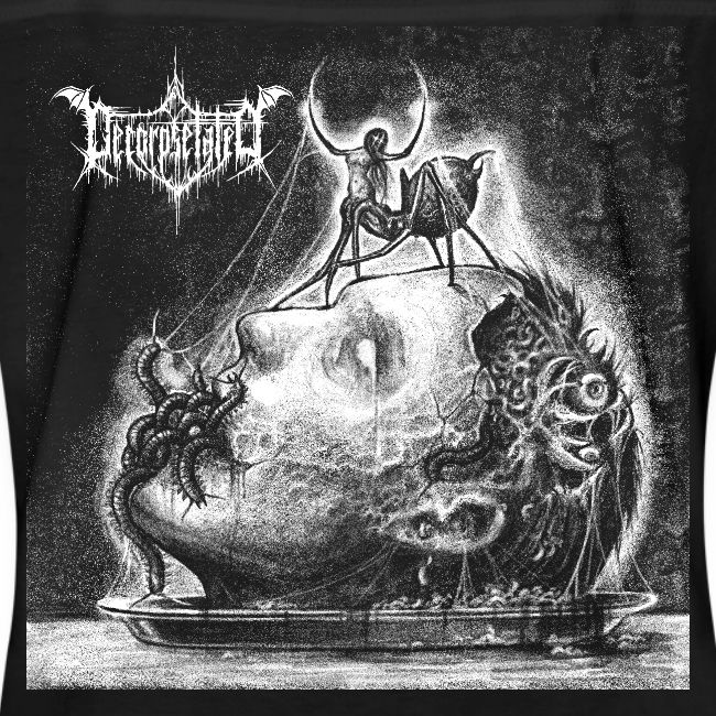Decorpsetated - Human Words album cover, white