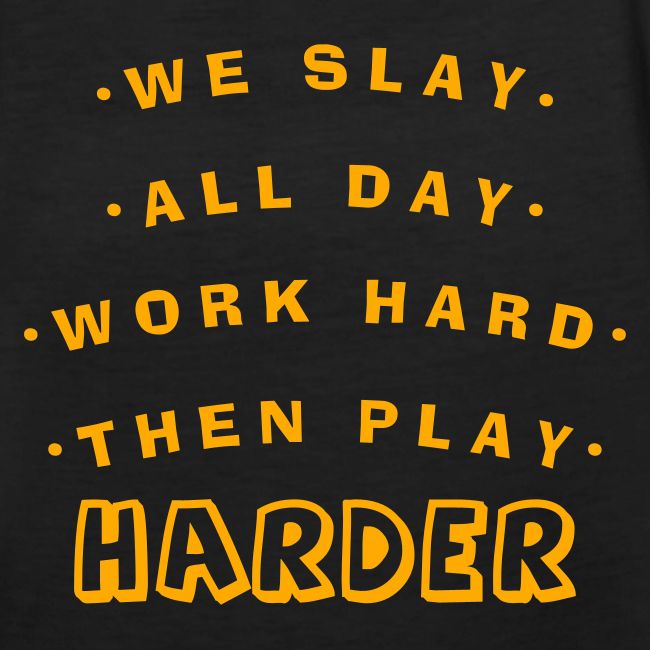 We Slay All Day Shiny Shirt Metallic Silver & Gold
