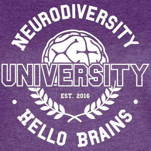 Neurodiversity University - Women's V-Neck Football Tee