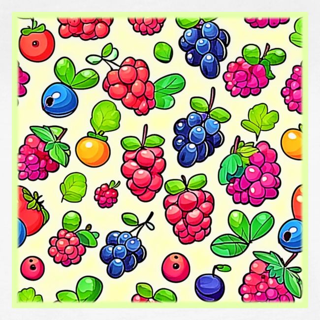 Berry Fruit Pattern Design