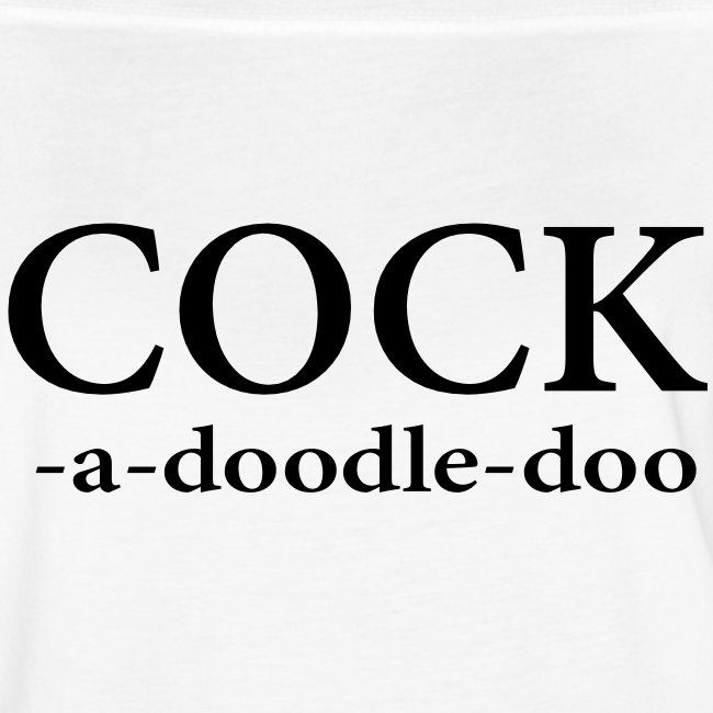 Cock -a-doodle-doo