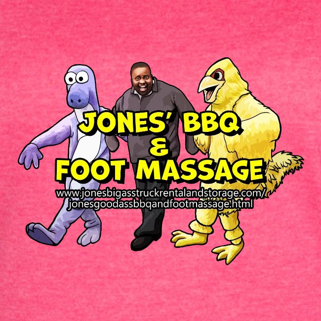 Jones BBQ and Foot Massage - Dancing Logo