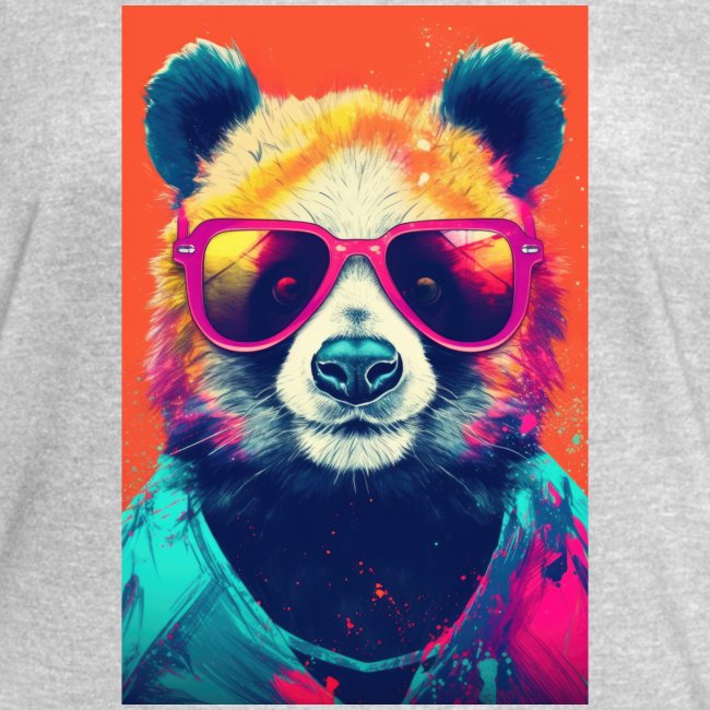Panda in Pink Sunglasses