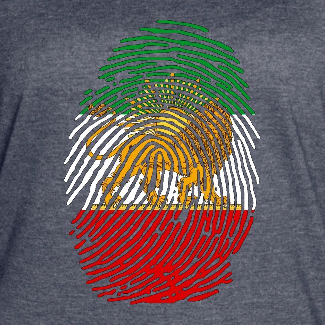 Iranian Finger Print Flag