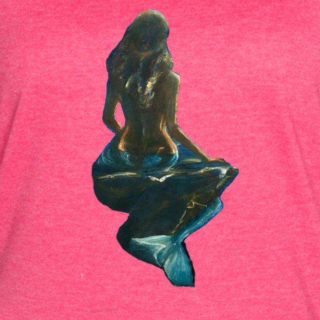 Midnight Mermaid on a rock