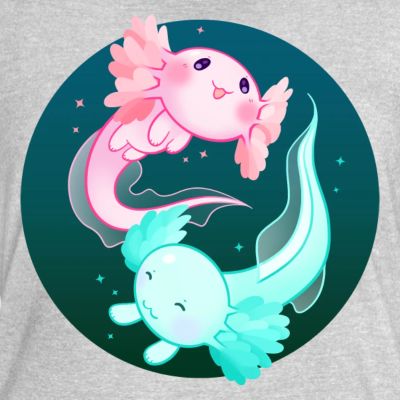 Axolotl Yin Yang - Women's Vintage Sport T-Shirt