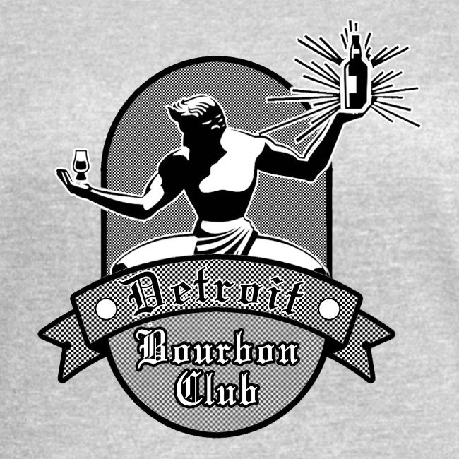 Detroit Bourbon Logo in Black & White