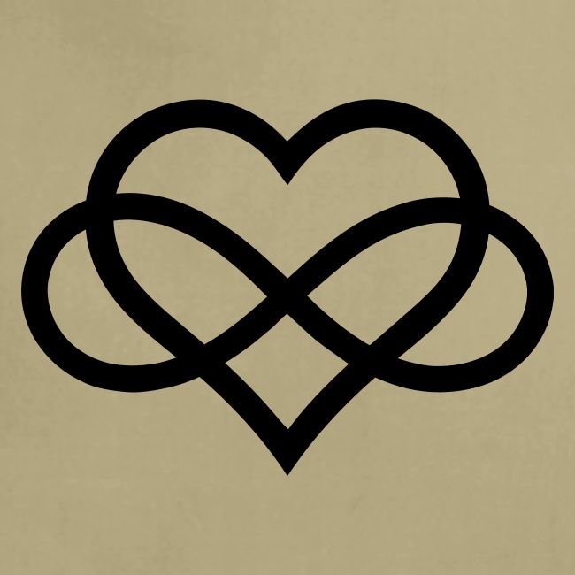 Infinity Heart (black)