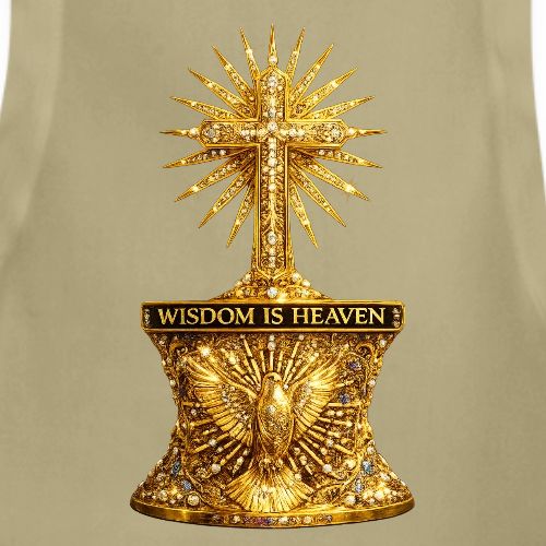 Wisdom is Heaven - Adjustable Apron