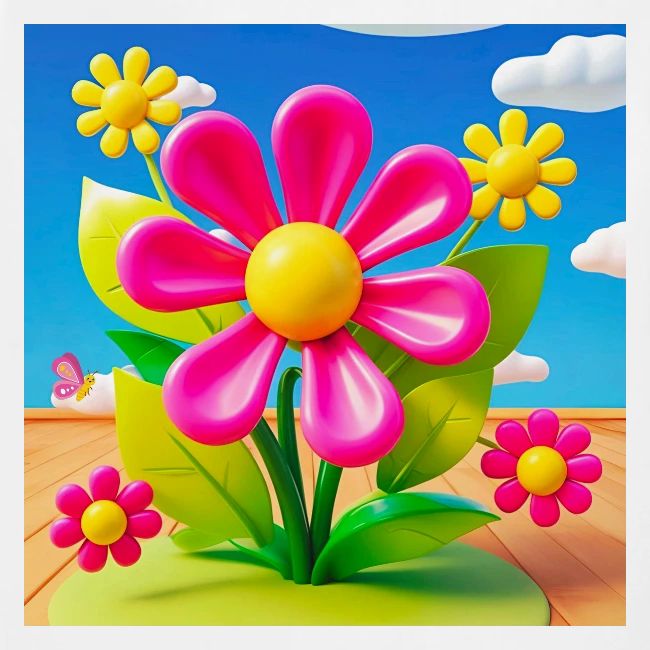 Pink Floral Peace | Sky & Nature Design