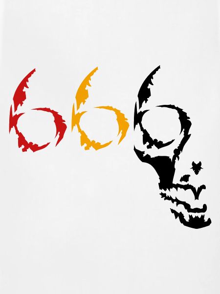 666 skull v2 (© alteerian)