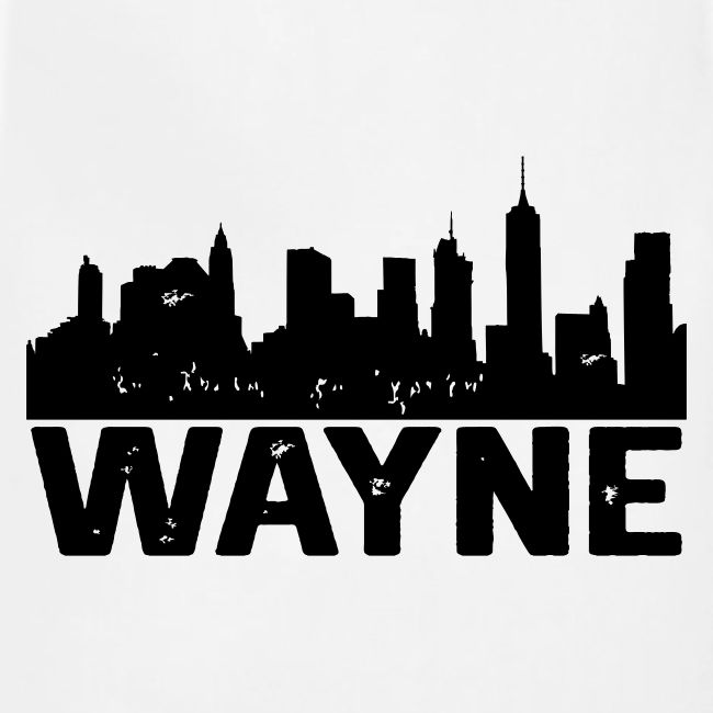 Wayne Skyline Black Wayne Michigan MI City Design