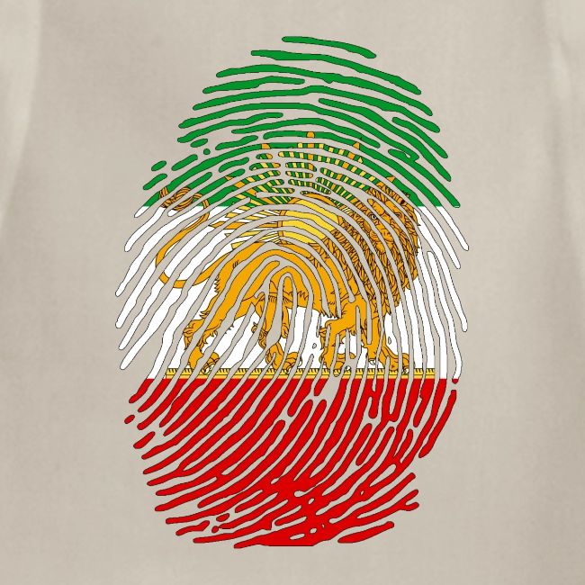 Iranian Finger Print Flag
