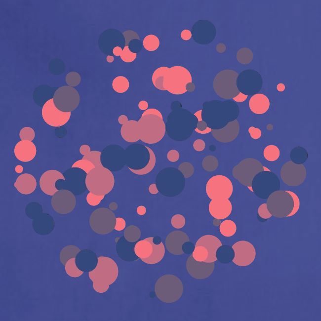 abstract circles pattern