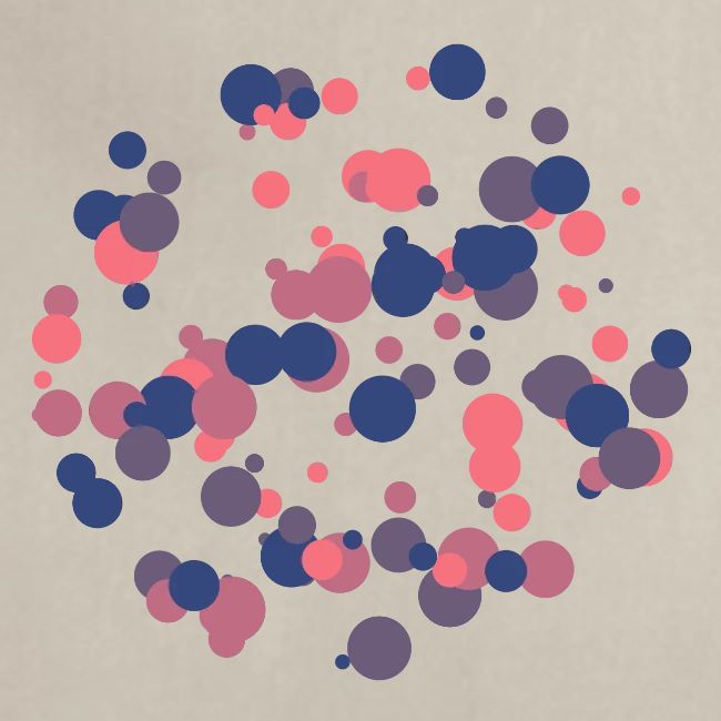 abstract circles pattern