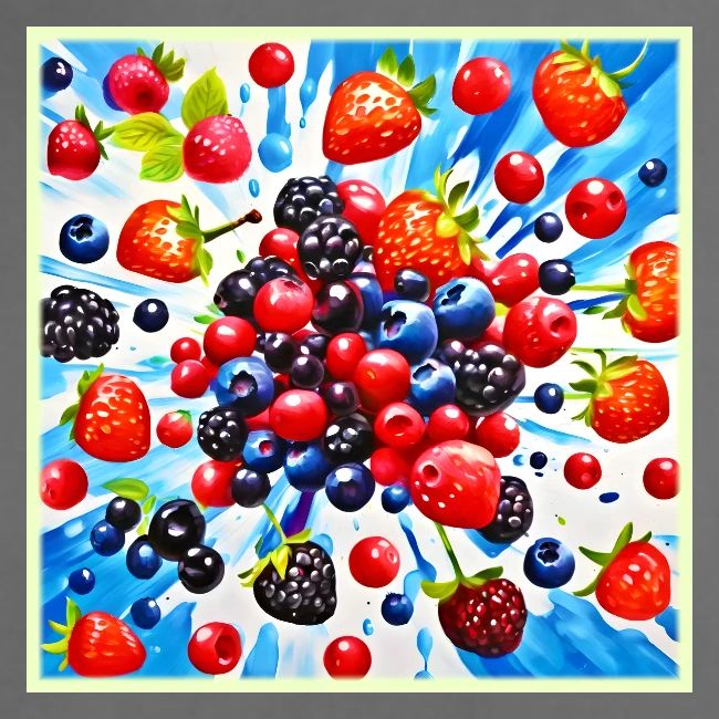 Colorful Berry Fiesta Design