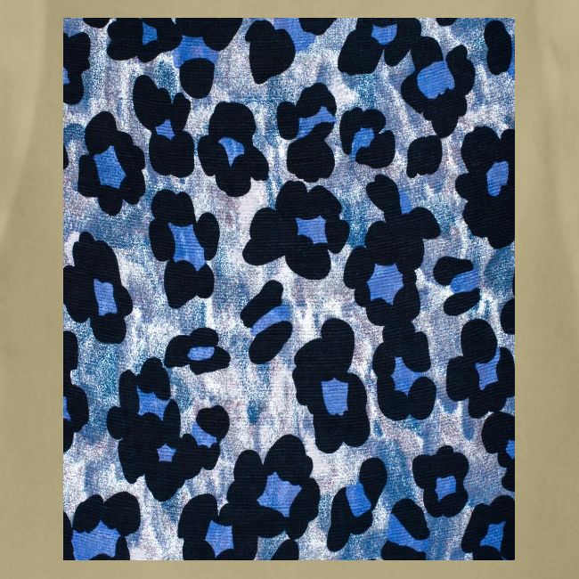 blue ank black leopard pattern