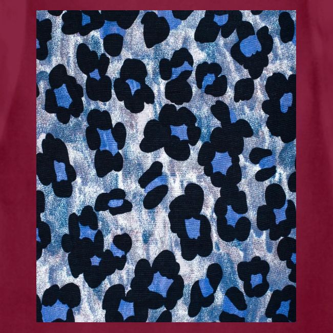 blue ank black leopard pattern
