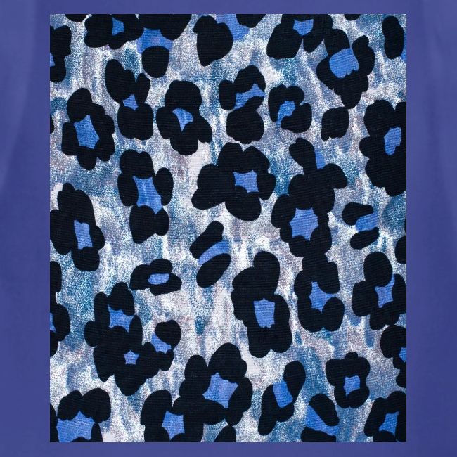 blue ank black leopard pattern