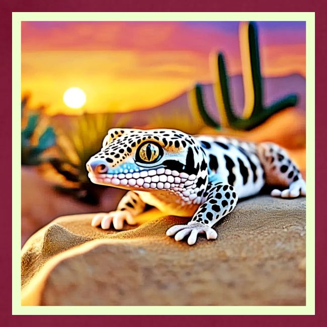 Leopard Gecko Desert Design