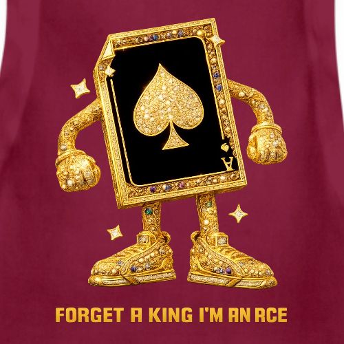 Forget A King I'm An Ace - Adjustable Apron