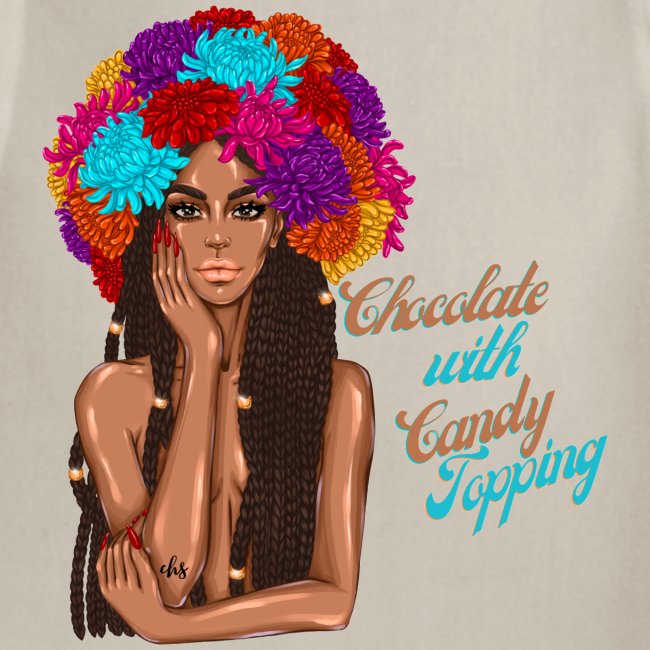 Chocolate Girl With CandyTopping