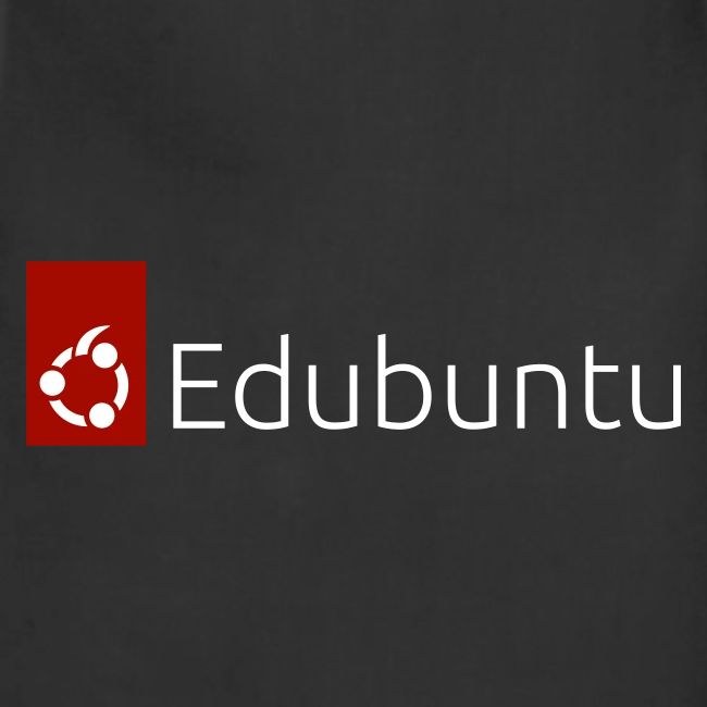 Edubuntu Logo 2023 - White