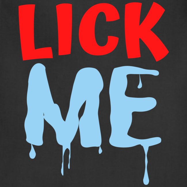 Lick ME (Red & Light Blue)