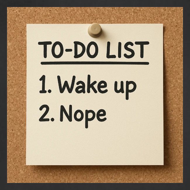 Humorous To Do List