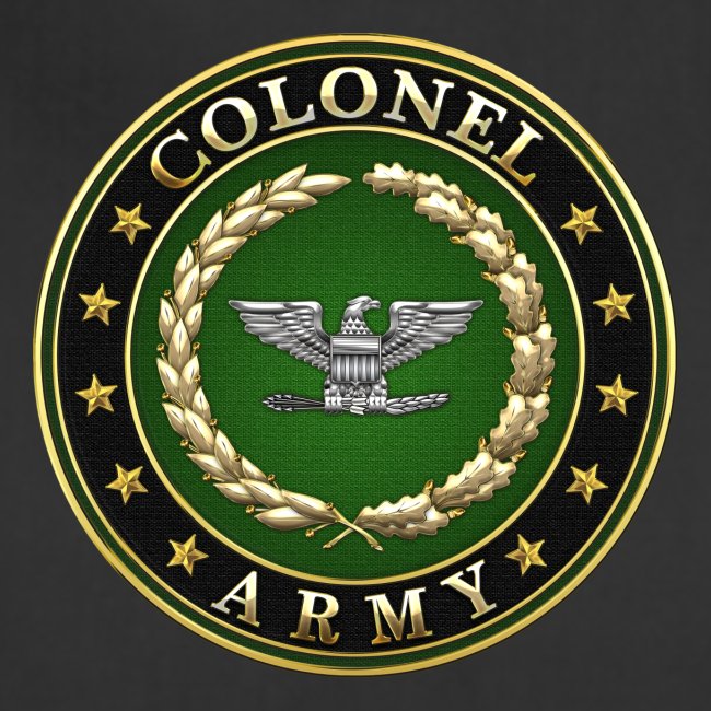 Army Colonel (COL) Rank Insignia 3D