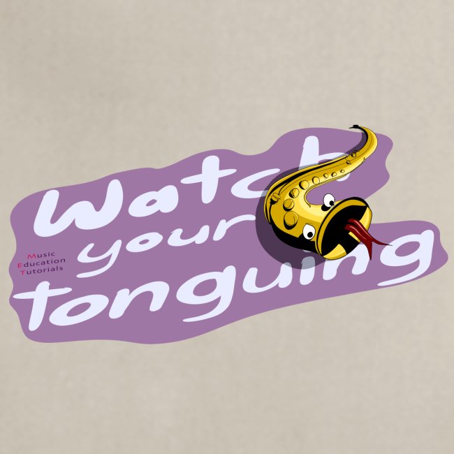 Saxophone players: "Watch your tonguing!!" purple