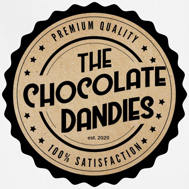 Chocolate Dandies Logo Large White Outline