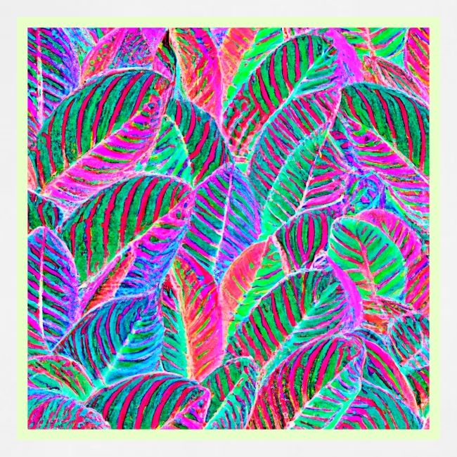 Vivid Leaf Pattern Design