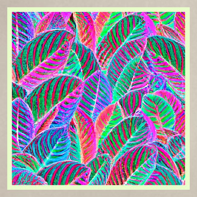 Vivid Leaf Pattern Design