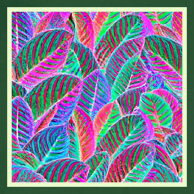 Vivid Leaf Pattern Design