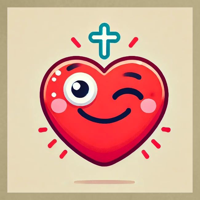 DALLE 2025 09 13 15 56 10 A winking heart sh