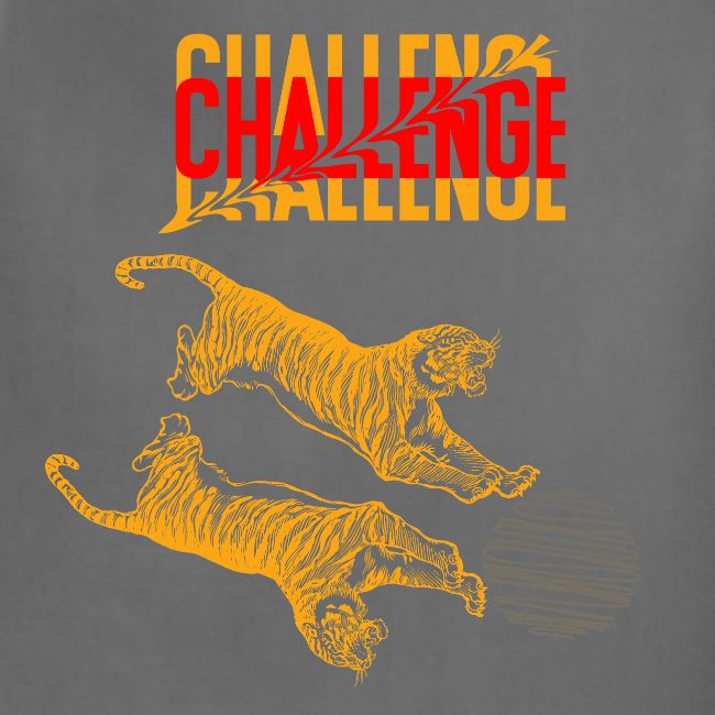 Double tiger fashion, jungle feline animals.