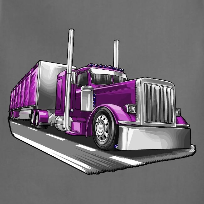 Tracktor Trailer Semi Truck Big Rig