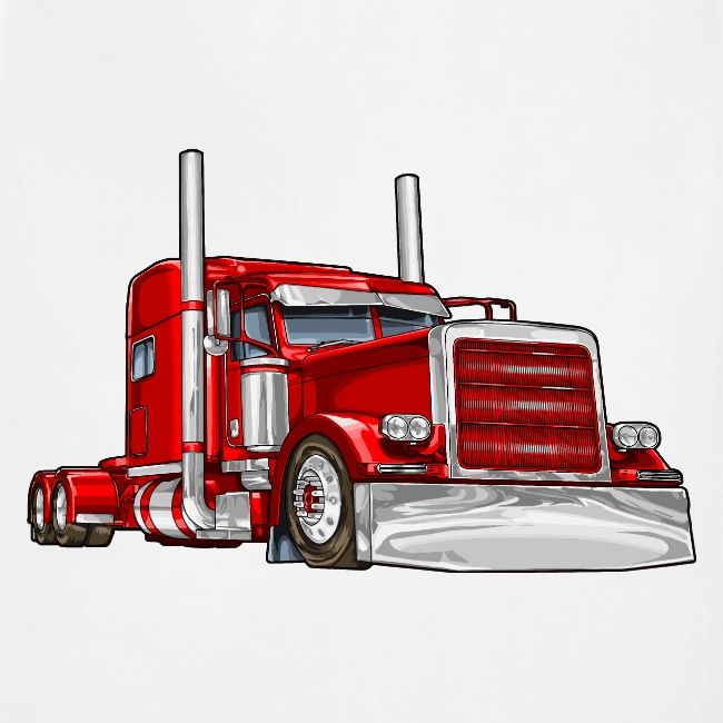 Classic Truck Big Rig 18 Wheeler