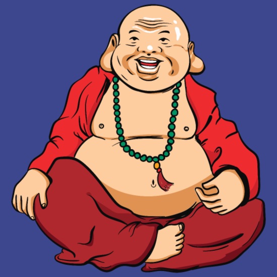 Happy Buddha Cartoon' Apron | Spreadshirt