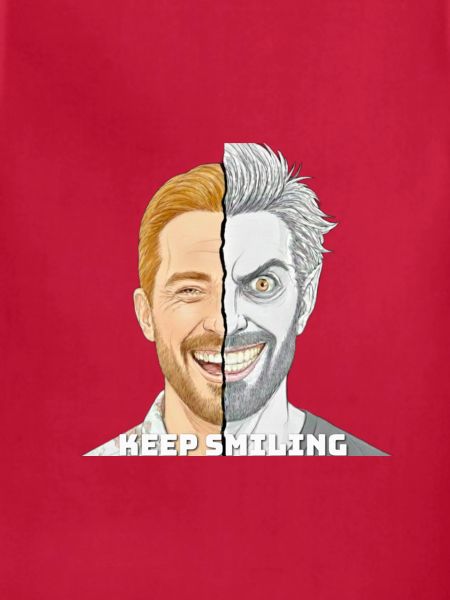 Split Face Smile Keep Smiling