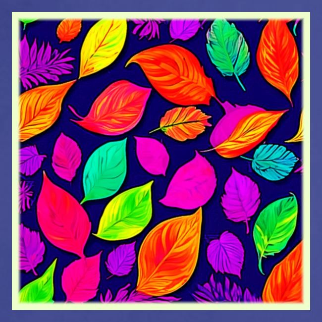 Colorful fall leaves Artwork